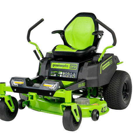 Greenworks Greenworks 60V BrushLess Cross Zero Turn 106cm Deck Ride On ...