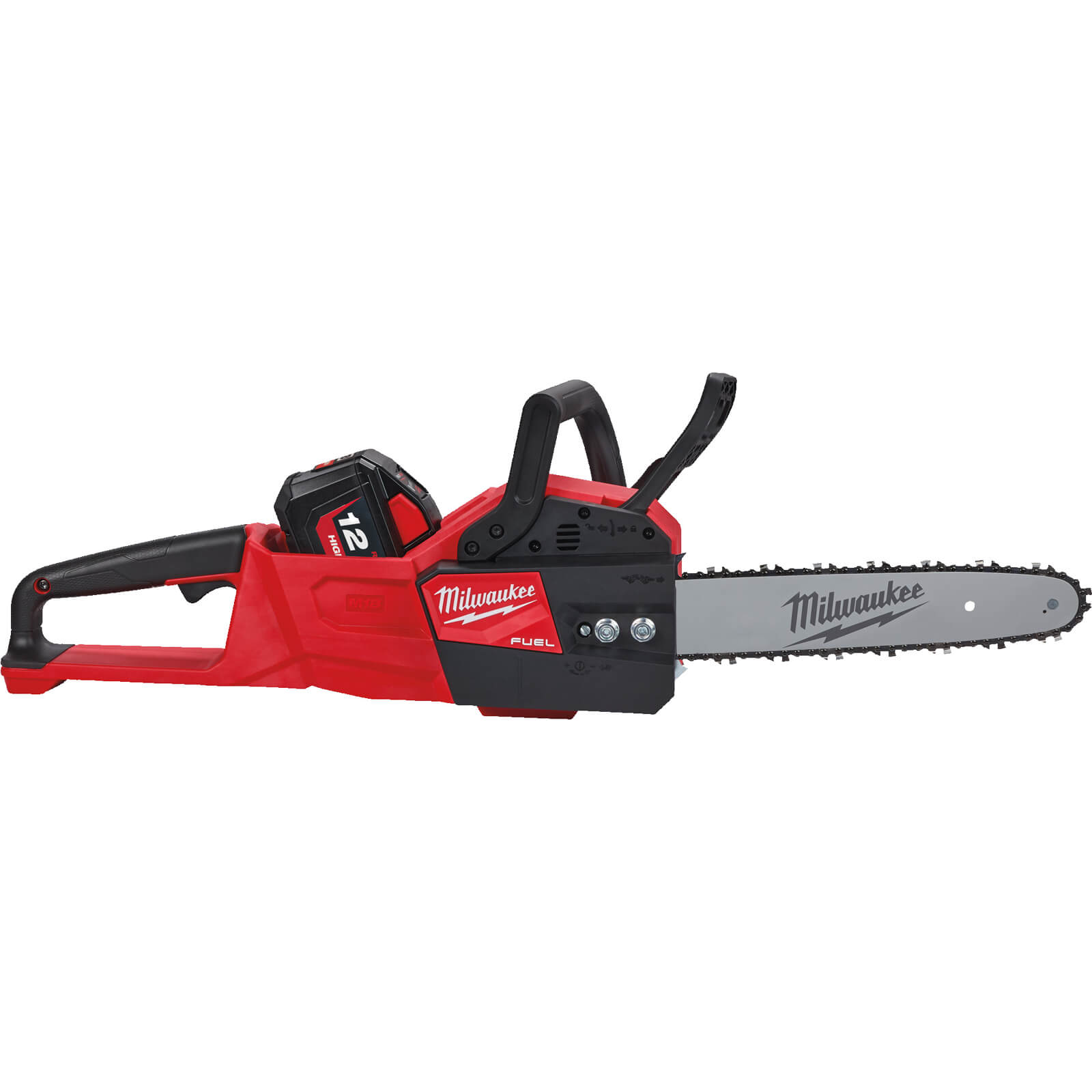Milwaukee M18 FCHSC Fuel 18v Cordless Brushless Chainsaw 300mm 1 x 12ah Li-ion Charger