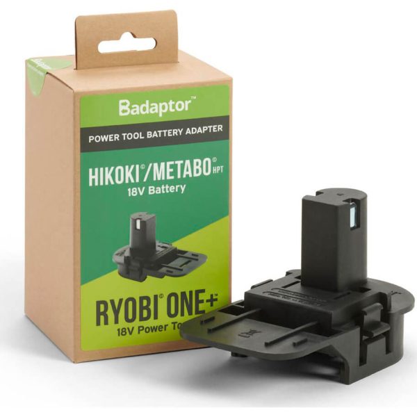 Badaptor Battery Adaptor Hikoki / Metabo HPT 18v Battery to Ryobi One+ Power Tools