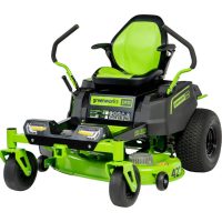 Greenworks GD60CRZ106 60v Cordless Brushless Cross Zero Turn Ride On Lawnmower No Batteries No Charger