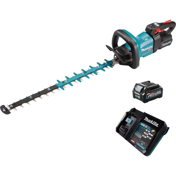 Makita UH004G 40v Max XGT Cordless Brushless Hedge Trimmer 600mm 2 x 2.5ah Li-ion Charger