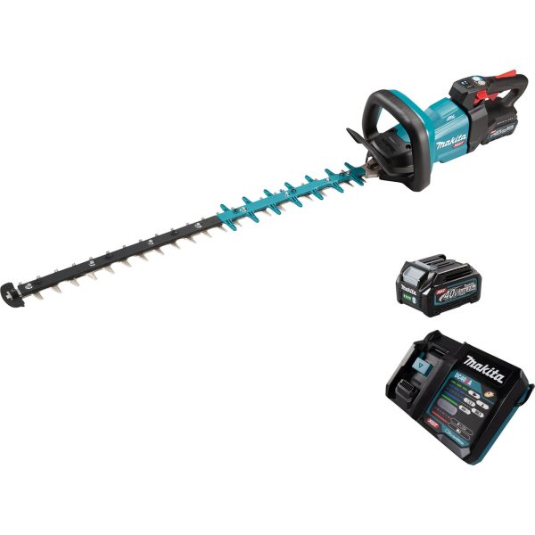 Makita UH005G 40v Max XGT Cordless Brushless Hedge Trimmer 750mm 2 x 2.5ah Li-ion Charger