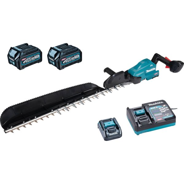 Makita UH014G 40v Max XGT Cordless Brushless Hedge Trimmer 750mm 2 x 2.5ah Li-ion Charger