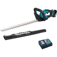 Makita DUH506 18v LXT Cordless Brushless Hedge Trimmer 500mm 1 x 5ah Li-ion Charger