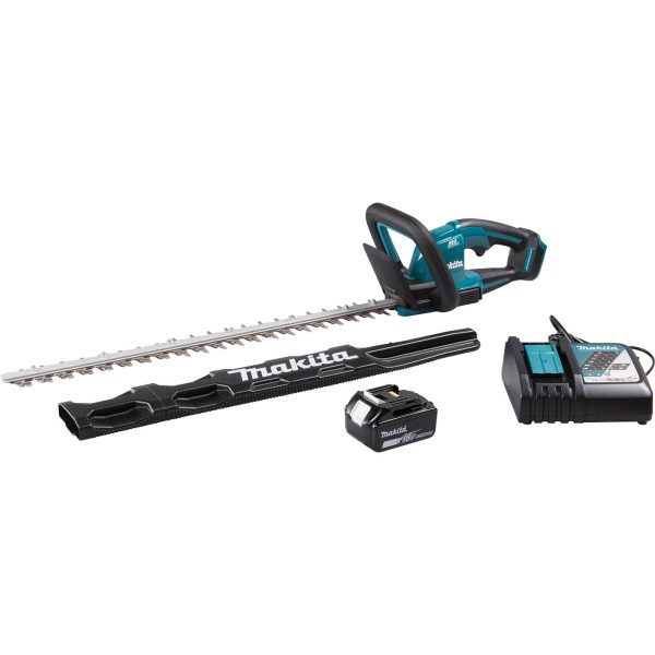 Makita DUH606 18v LXT Cordless Brushless Hedge Trimmer 600mm 1 x 5ah Li-ion Charger