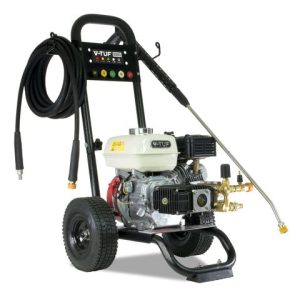 V-TUF V-TUF DD065 160Bar 13.2L/Min 6.5HP Honda Engine Petrol Pressure Washer - 410mm Surface Cleaner, Turbo Nozzle & 5L D-GREEN