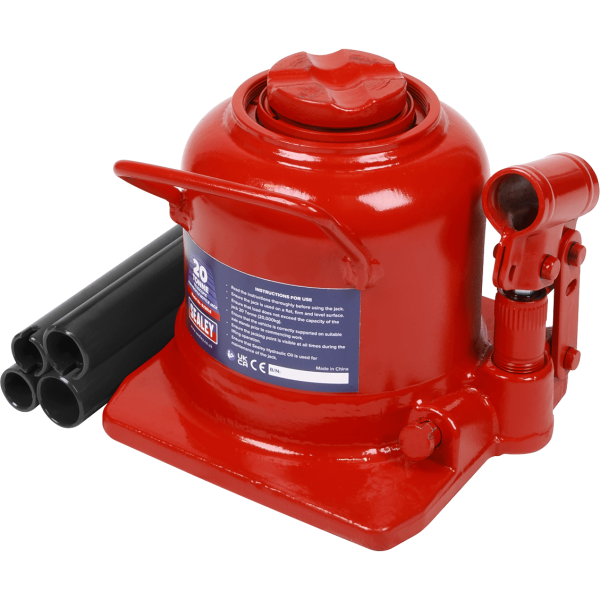 Sealey Low Entry Telescopic Bottle Jack 20 Tonne