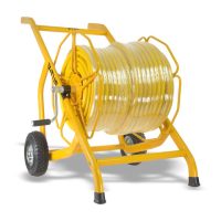 V-TUF V-TUF V3.34100-KIT1 Manual Wind - Hose Reel Trolley Fitted with 100m 3/4" Washflex Pro Hose