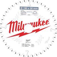 Milwaukee Negative Rake Circular Mitre Saw Blade 190mm 40T 30mm