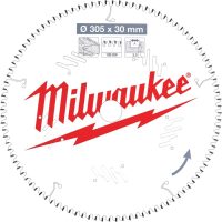 Milwaukee Negative Rake Circular Mitre Saw Blade 305mm 100T 30mm