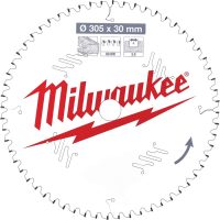 Milwaukee Negative Rake Circular Mitre Saw Blade 305mm 60T 30mm