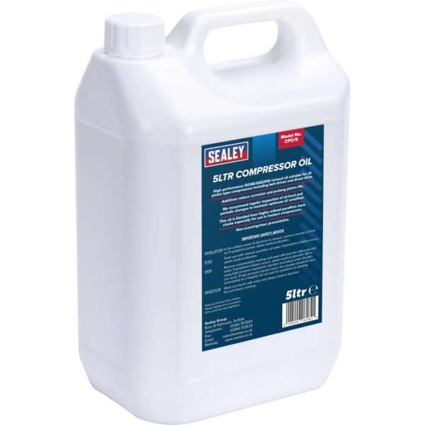 Sealey Air Compressor Oil 5l