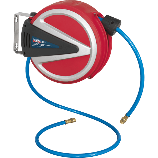 Sealey Retractable Air Line Hose Reel 6.5mm 6.5m