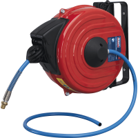 Sealey Retractable Air Line Hose Reel 8mm 12m