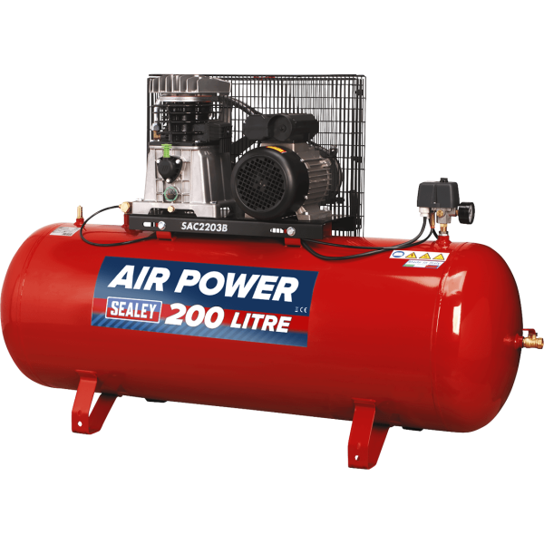 Sealey SAC2203B Air Compressor 200 Litre 240v