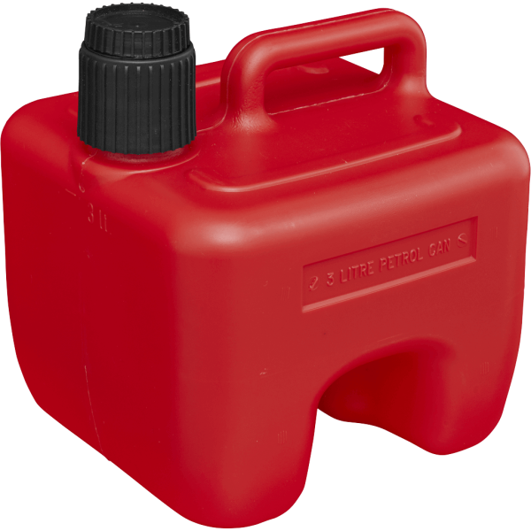 Sealey Stackable Plastic Fuel Can 3l Red