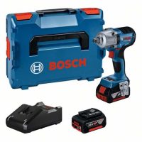 Bosch Bosch GDS 18V-450 PC Brushless Mid-Torque Impact Wrench with 2 x 4Ah Batteries, Charger, Bluetooth Module & L-BOXX