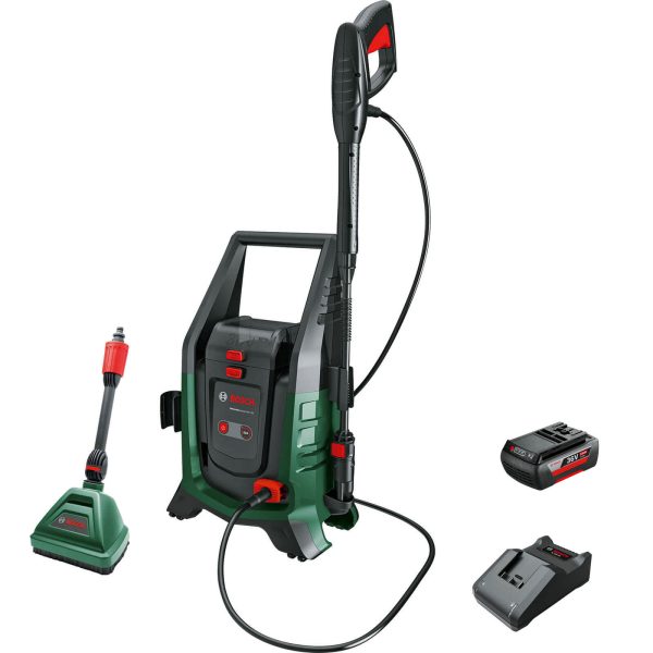 Bosch UNIVERSALAQUATAK 36V-100 36v Cordless Pressure Washer and Brush 1 x 2ah Li-ion Charger