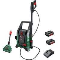 Bosch UNIVERSALAQUATAK 36V-100 36v Cordless Pressure Washer and Brush 2 x 2ah Li-ion Charger