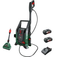 Bosch UNIVERSALAQUATAK 36V-100 36v Cordless Pressure Washer and Brush 2 x 4ah Li-ion Charger