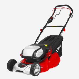 Cobra RM43SP80V 80v Lithium-Ion Cordless Lawnmower with Roller (2 x 40v 5Ah Battery & 2 x Fast Charger)