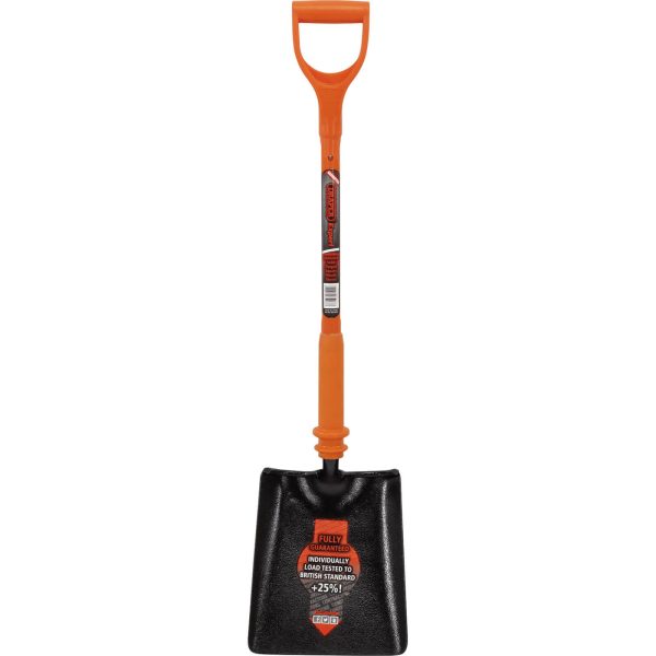 Draper Expert Square Mouth Shovel, Fully Insulated Solid Forged