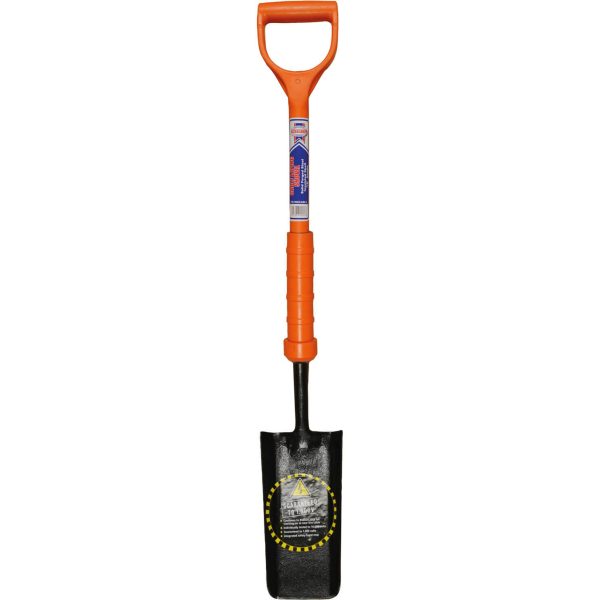 Faithfull Cable Laying Shovel Fibreglass Insulated Shaft