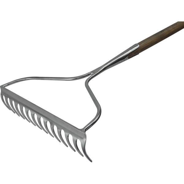 Faithfull Prestige Stainless Steel Garden Rake