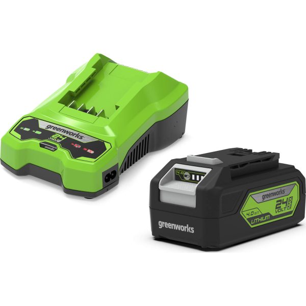 Greenworks 24v Cordless 4ah Li-ion Battery and Battery Charger