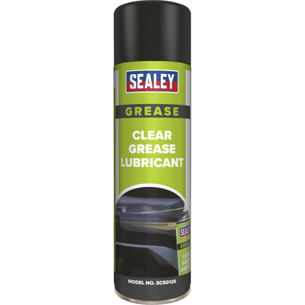 Sealey Clear Grease Lubricant Spray