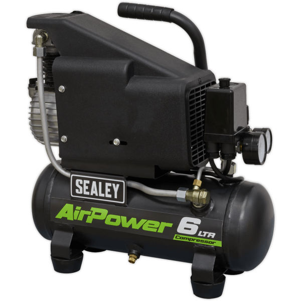 Sealey SAC0610E Air Compressor 6 Litre