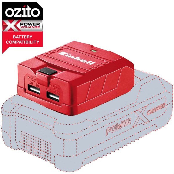 Einhell TE-CP 18 Li USB Powerbank Adaptor for Power X-Change Batteries