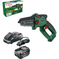 Bosch EASYCHAIN 18V-15-7 P4A 18v Cordless Brushless Chainsaw 150mm 1 x 6ah Li-ion Charger