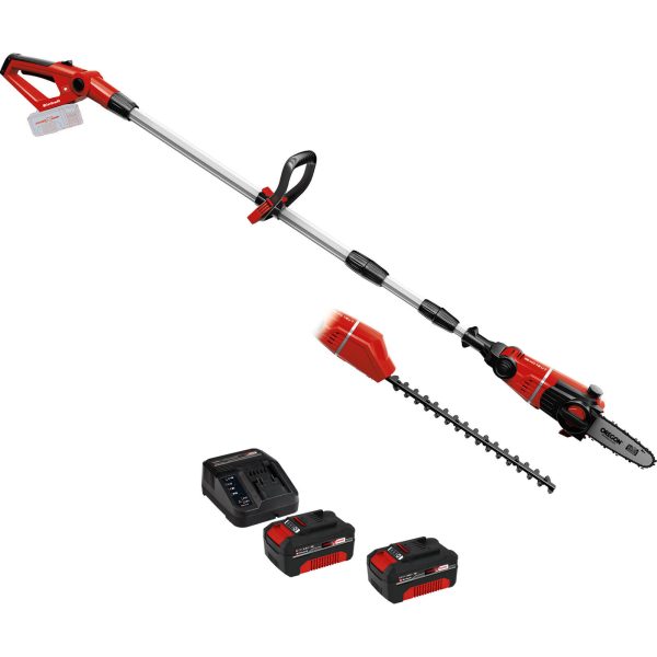 Einhell GE-HC 18 Li T 18v Cordless Telescopic Pole Pruner and Hedge Trimmer