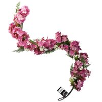 Leaf Design 150cm Artificial Hanging Trailing Pink Blossom Garland