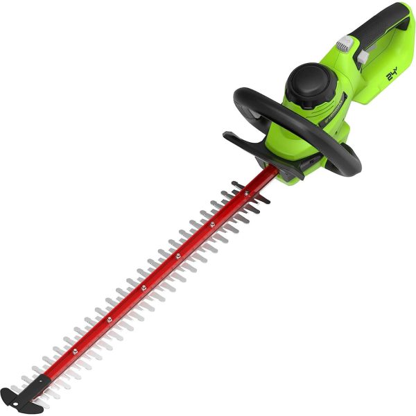 Greenworks GD24HT61 24v Cordless Brushless Hedge Trimmer 610mm No Batteries No Charger