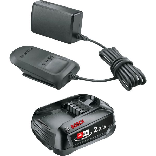 Bosch Genuine GREEN P4A 18v Cordless Li-ion Battery 2ah and Standard Charger