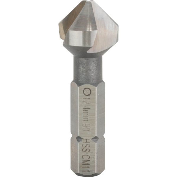 Bosch Hex Shank HSS Countersink Bit 12.4mm