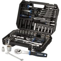 Draper Hi-Torq 83 Piece 1/4" and 1/2" Drive Socket Set Metric