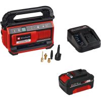 Einhell PRESSITO 18/25 Hybrid 18v Cordless or Mains Air Compressor 1 x 4ah Li-ion Charger