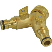 Faithfull 2 Way Shut Off Valve 26.5mm