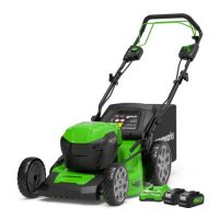 Greenworks 24V/48V Greenworks 48V 46cm Cordless Brushless Self Propelled Lawnmower (2 x 4Ah batteries & charger)