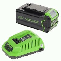 Greenworks 40V Greenworks 40V 4Ah Battery & 2A Charger Kit