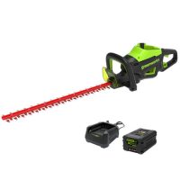 Greenworks 60V Greenworks 60V 66cm Cordless Brushless Hedge Trimmer with 60V 2Ah Battery & 2Ah Charger