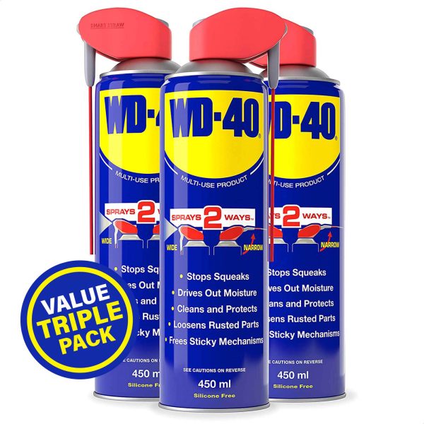 WD40 Multi Purpose Smart Straw Aerosol Triple Pack