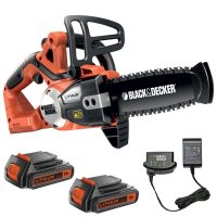 Black and Decker GKC1820L 18v Cordless Chainsaw 200mm 2 x 2ah Li-ion Charger