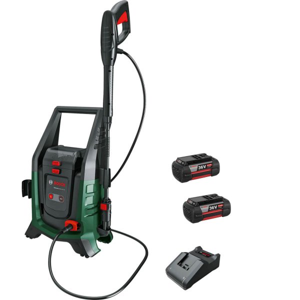 Bosch UNIVERSALAQUATAK 36V-100 36v Cordless Pressure Washer 2 x 6ah Li-ion Charger