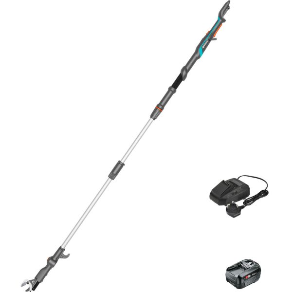 Gardena HIGHCUT 250 P4A 18v Cordless Telescopic Tree Pruner 1 x 4ah Li-ion Charger