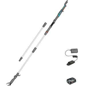 Gardena HIGHCUT 360 P4A 18v Cordless Telescopic Tree Pruner 1 x 2ah Li-ion Charger