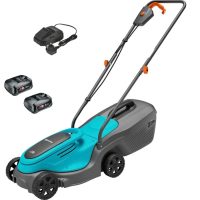 Gardena POWERMAX 30 P4A 18v Cordless Rotary Lawnmower 300mm 2 x 2.5ah Li-ion Charger